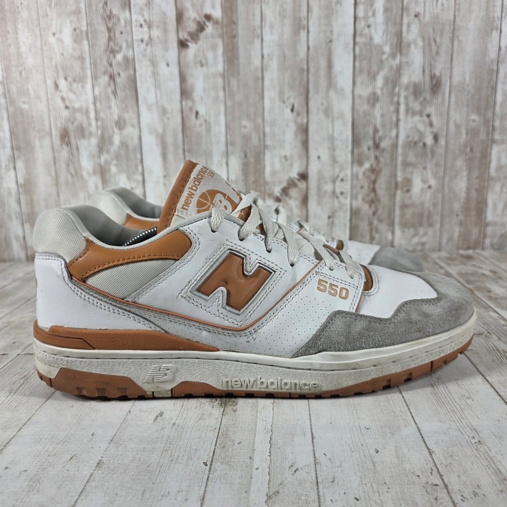 New Balance 550 White Canyon Gum Men Sneaker BB550LSC Size 13